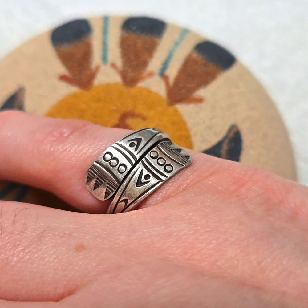 Sterling Silver Tribal Ring